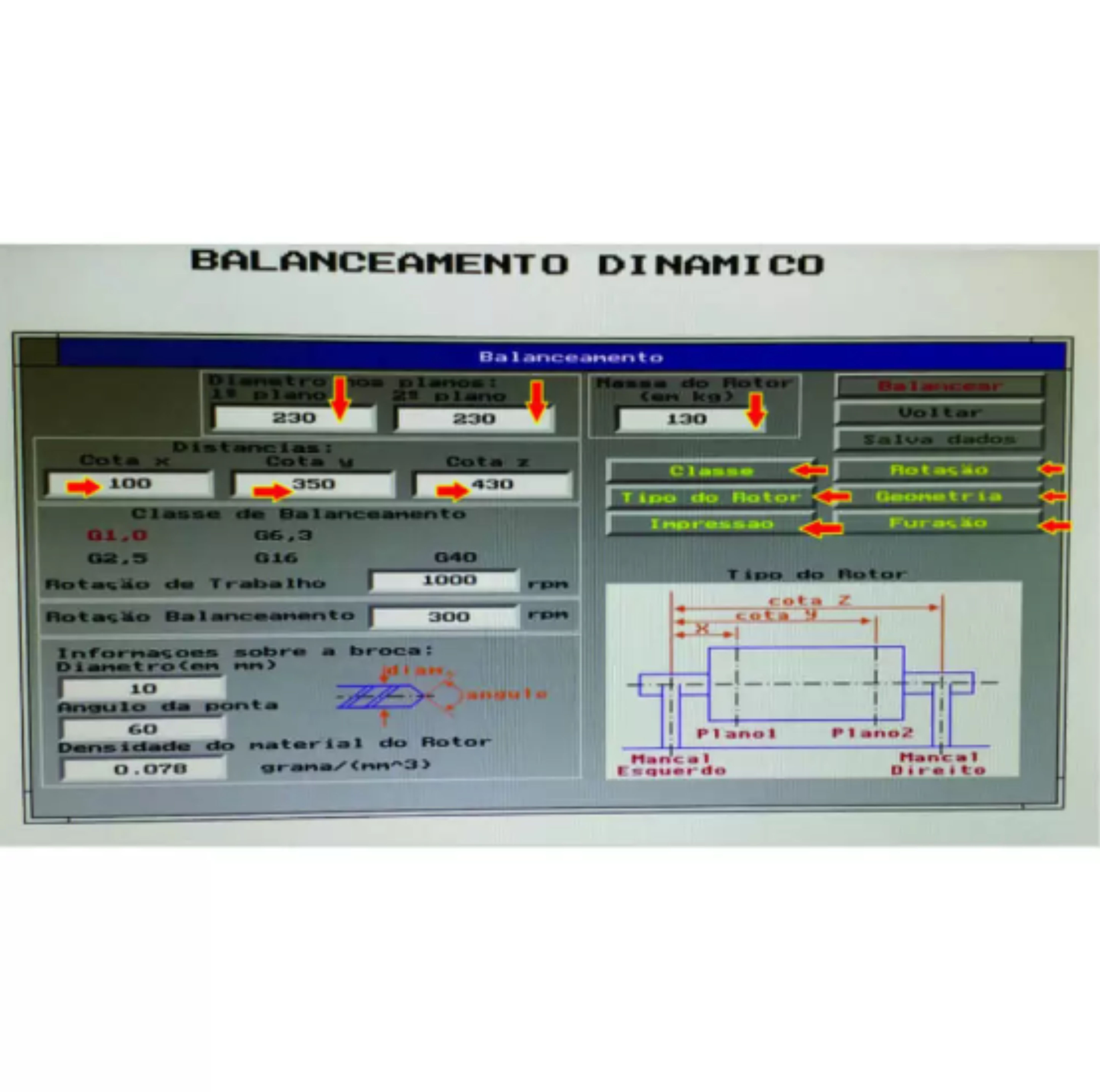 A Balanceadora Digital Rhema RH 3040 realiza balanceamento dinâmico e estático de rotores em um ou dois planos. Visam atender às necessidades de medição de desbalanceamento de rotores de qualquer setor.jpg